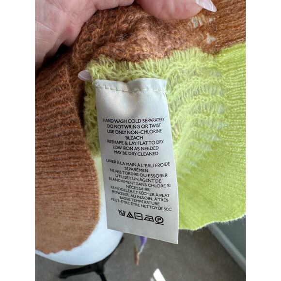 NWOT Free People Ives Cashmere Striped Pullover-SML - Picture 8 of 9